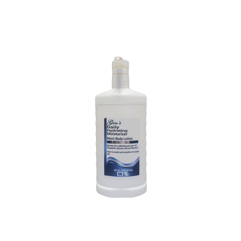GEN Daily Hydrating Body Lotion for Men, Best Body Moisturizer for Men, 16 Ounce